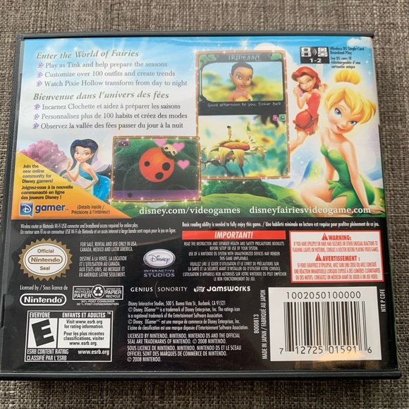 Nintendo DS Disney Tinkerbell game - Picture 4 of 5